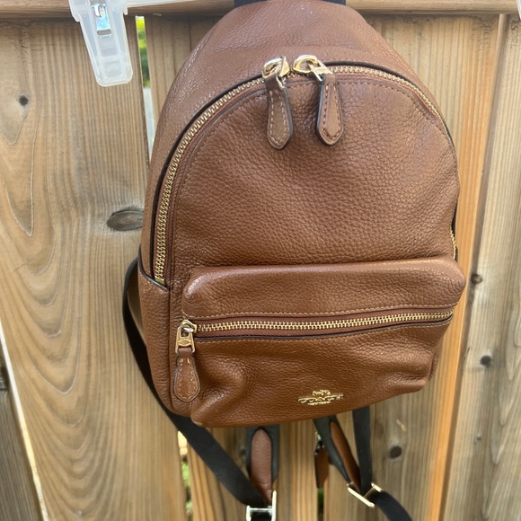 COACH Brown Backback - Picture 9 of 15